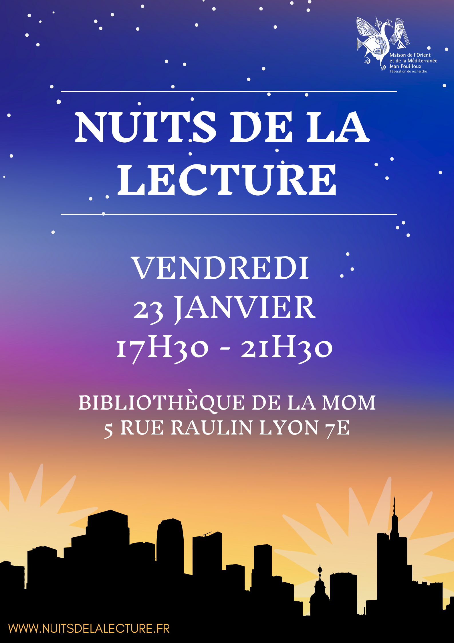 Nuits de la lecture à la MOM.