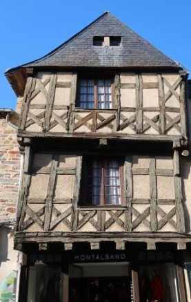 Maison à pans de bois dans la Grande Rue à Redon